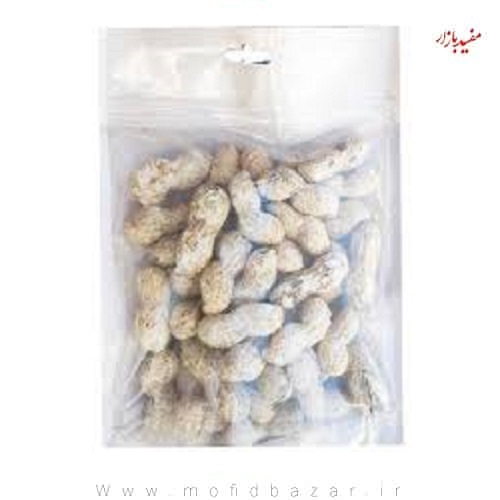 بادام زمینی غلاف دار شور(با پوست) 200 گرم