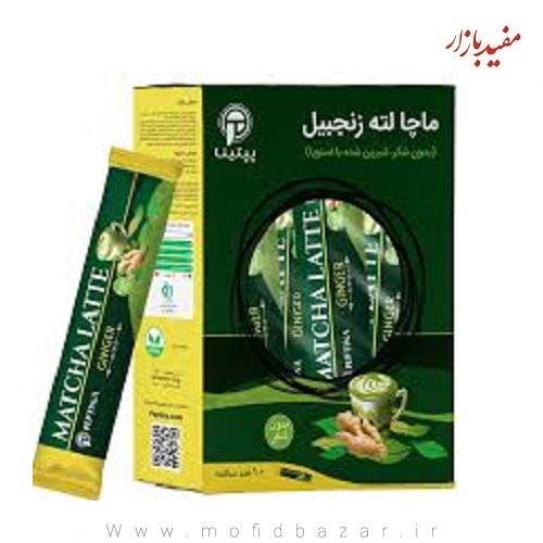 پپتینا ماچا لته زنجبیل دانه ای