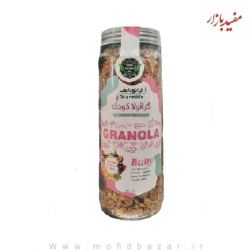 گرانولا کودک شیشه ای 380 گرم گرانولایف