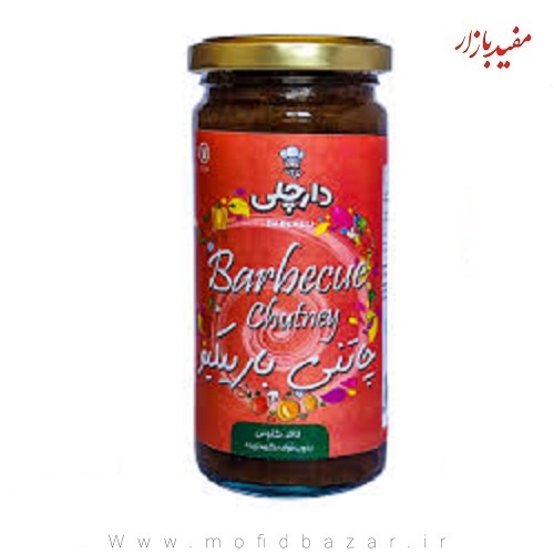 چاتنی باربیکیو بدون شکر 230 گرم دارچلی