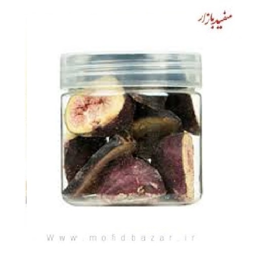 انجیر سیاه پفکی 70گرم ظرفی