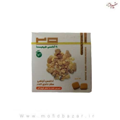 591.jpg آدامس سقز با طعم کندر بدون شکر (برند 20) - تصویر 1