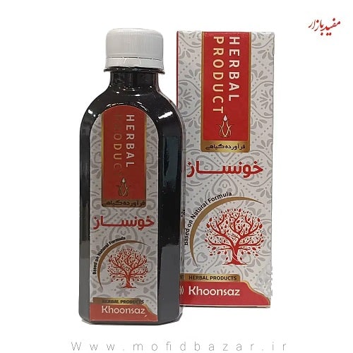خونساز.jpg شربت خونساز 200ccخیر اندیش - تصویر 1